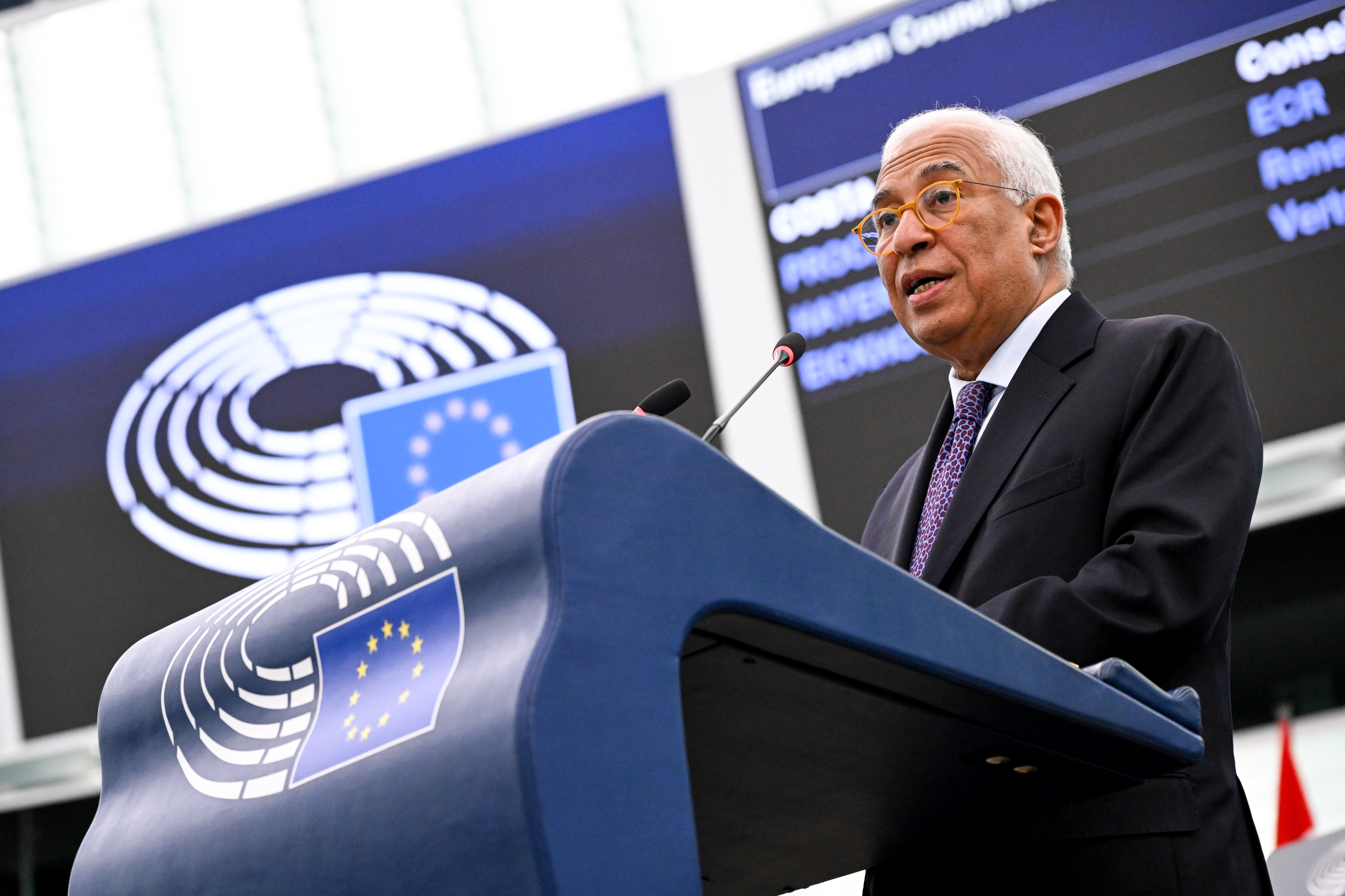 Antonio Costa, presidente del Consejo Europeo Fuente: Prensa Consejo Europeo